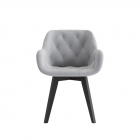 Комплект Стул ЧЕЛСИ универсальный, КАРКАС СТАНДАРТ МАССИВ Черный