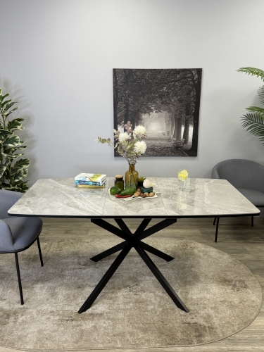 Стол Kenner BR1200 черный керамика ITALIAN MIDDLE GRAY