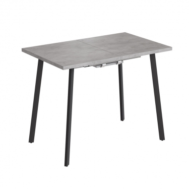 Комплект Стол ТИТО 960(+300+300)*600 Комплект ножек ТИТО металл Черный матовый м