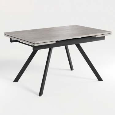 Комплект Стол РЕНДАЛ EGGER 1400(+330+330)*900 Опора РЕНДАЛ Металл Черный матовый м