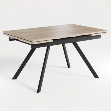 Комплект Стол РЕНДАЛ EGGER 1400(+330+330)*900 Опора РЕНДАЛ Металл Черный матовый м