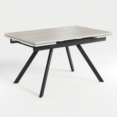 Комплект Стол РЕНДАЛ-МИНИ EGGER 1200(+330+330)*800 Опора РЕНДАЛ Металл Черный матовый м