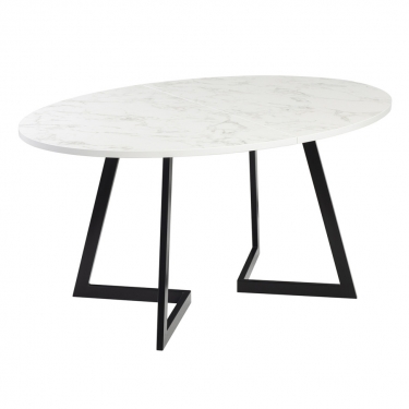 Комплект Стол ОЛСЕН 1500(+450)*1050 Опора ОЛСЕН Черный Матовый м