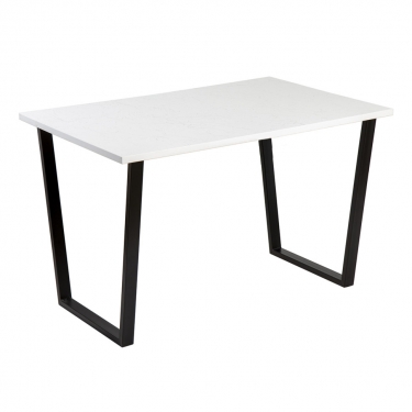 Комплект Стол БРИК 06 HPL 1200*800 ОПОРА (А2,6,11,12) Черный Матовый м