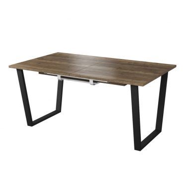 Комплект Стол АТЛАНТ 07 EGGER 1400(+600)*900 ОПОРА (А7,8,9,10) Черный матовый м