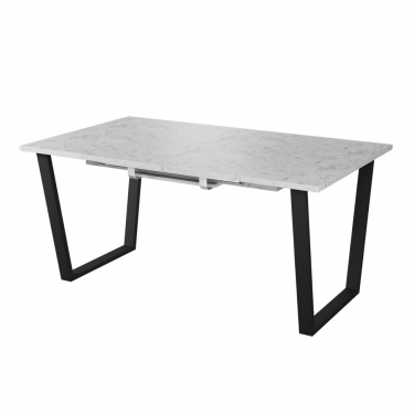 Комплект Стол АТЛАНТ 07 EGGER 1400(+600)*900 ОПОРА (А7,8,9,10) Черный матовый м