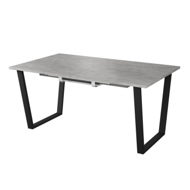 Комплект Стол АТЛАНТ 09 EGGER 1620(+600)*950 ОПОРА (А7,8,9,10) Черный Матовый м