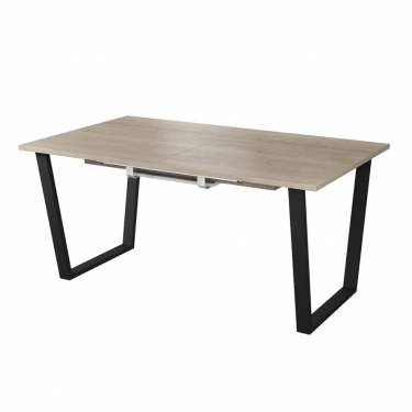 Комплект Стол АТЛАНТ 09 EGGER 1620(+600)*950 ОПОРА (А7,8,9,10) Черный Матовый м