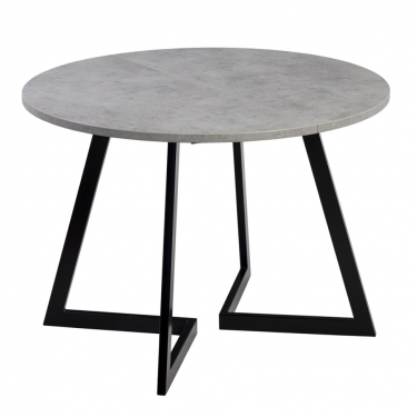 Комплект Стол РИМ D-1050(+450) EGGER ОПОРА РИМ Черный Матовый м