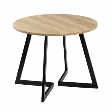 Комплект Стол РИМ D-1050(+450) EGGER ОПОРА РИМ Черный Матовый м