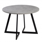 Комплект Стол РИМ D-940(+450) EGGER ОПОРА РИМ Черный матовый М