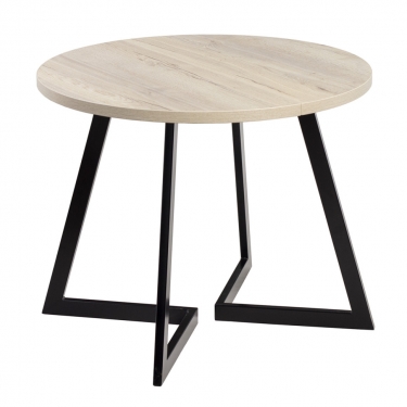 Комплект Стол РИМ D-940(+450) EGGER ОПОРА РИМ Черный матовый М