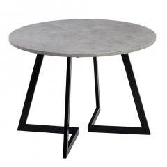 Комплект Стол РИМ D-940(+450) EGGER ОПОРА РИМ Черный матовый М