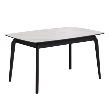 Комплект Стол КАЙНЕН Керамика 1400(+380)*900 Комплект ножек для стола ЭНЦО/КАЙНЕН Черный