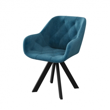 Комплект Стул ЧЕЛСИ универсальный, КАРКАС РОДЕО Черный матовый м