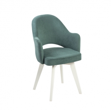 Комплект Стул КЛЕО сиденье NEW, КАРКАС СТАНДАРТ МАССИВ Белый