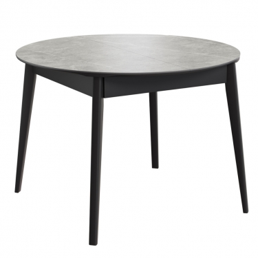 Комплект Стол КАССИО Керамика 1050(+300)*1050 Комплект ножек для стола Диагональ (дерево) Черный