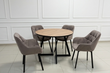 Стул Челси АГ серо-бежевый