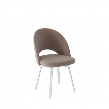 Комплект Стул ШАДЕ, Каркас РИЛЛИ поворотный разборный металл Белый м