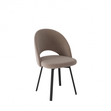 Комплект Стул ШАДЕ, Каркас РИЛЛИ поворотный разборный металл Черный матовый м