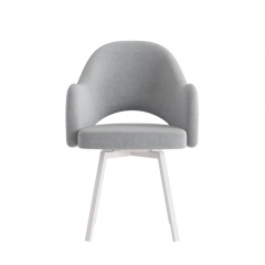 Комплект Стул КЛЕО сиденье NEW, Каркас РИЛЛИ поворотный разборный металл Белый м