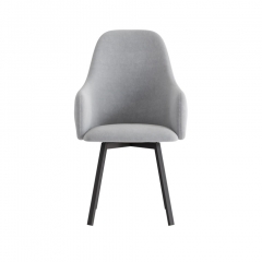 Комплект Стул ДЭГНИ сиденье, Каркас РИЛЛИ поворотный разборный металл Черный матовый М