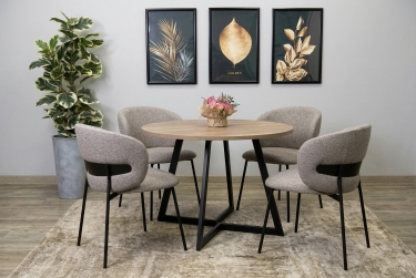 Стол Рим раздвижной Дуб Галифакс табак