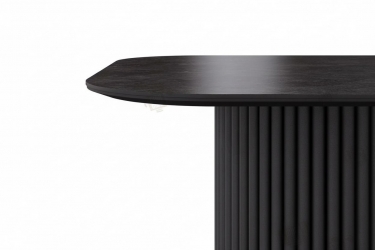 Стол Идрис керамика черный камень