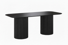 Стол Идрис керамика черный камень