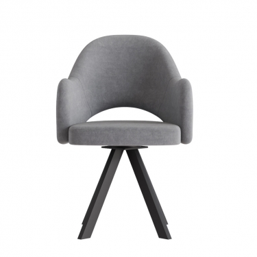 Комплект Стул КЛЕО сиденье NEW, КАРКАС РОДЕО Черный матовый М