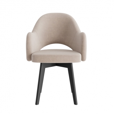 Комплект Стул КЛЕО сиденье NEW, КАРКАС КОМПАКТ МАССИВ Черный