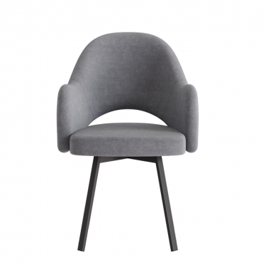 Комплект Стул КЛЕО сиденье NEW, Каркас ФАНТОМ разборный металл Черный матовый м