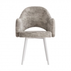 Комплект Стул КЛЕО сиденье NEW, КАРКАС СТЕЛС Белый м