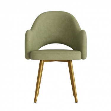 Комплект Стул КЛЕО сиденье NEW, КАРКАС СТЕЛС Золото