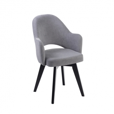 Комплект Стул КЛЕО сиденье NEW, КАРКАС СТАНДАРТ МАССИВ Черный