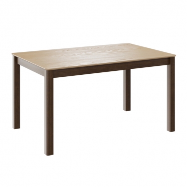 Комплект Стол МАКЛУ-07 МАССИВ 1400(+380)*900, Комплект ножек для стола Айсберг Орех